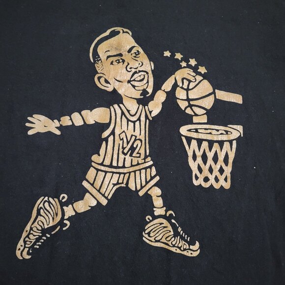 Used Lil Penny Doll T-Shirt Black Copper Foamposite L Large hardaway nike Risurc - Picture 3 of 5